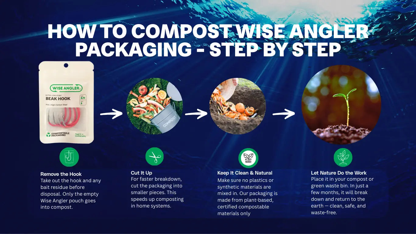 How to Compost Wise Angler Packaging at Home