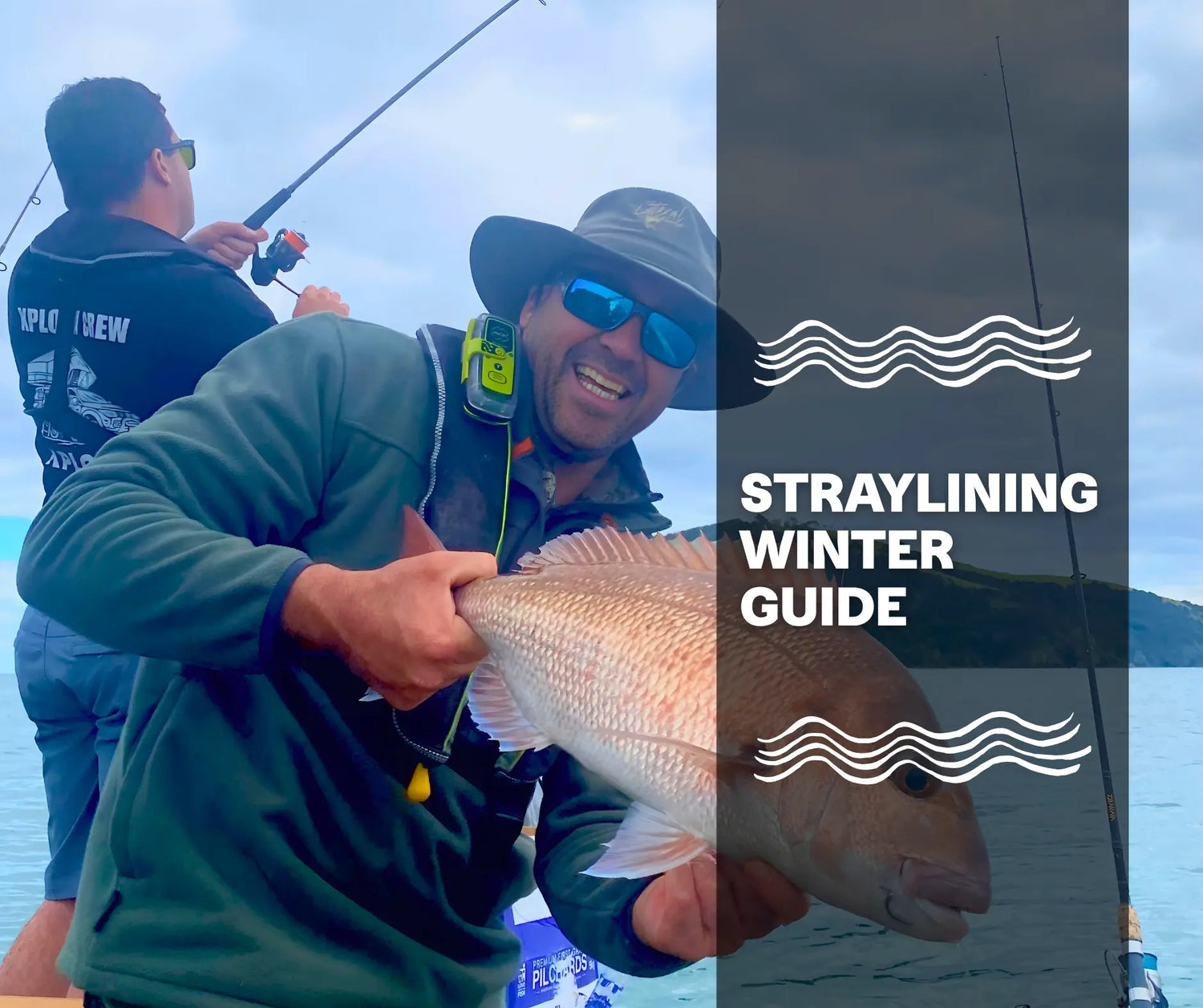 Nathan O’Hearn Holding a Big Snapper Fishi