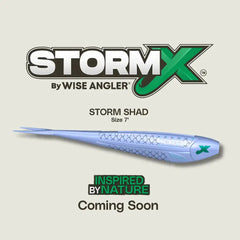 StormX™ Storm Shad 7" Soft Lure WISE ANGLER