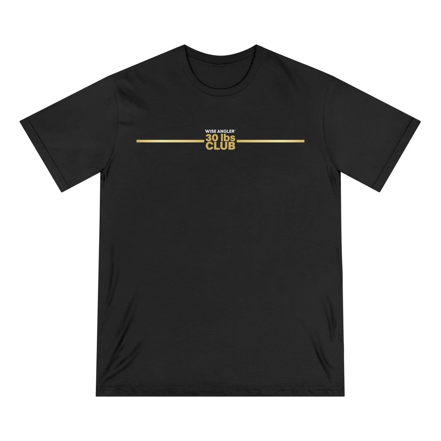Wise Angler® 30 lbs Club Organic T-Shirt | Kingies Edition Printify