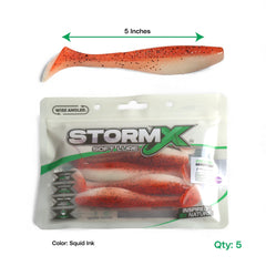 StormX™ Cyclone Minnow 5" Soft Lure WISE ANGLER