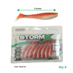 StormX™ Cyclone Minnow  3" Soft Lure WISE ANGLER