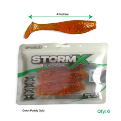 StormX™ Cyclone Minnow  4" Soft Lure WISE ANGLER