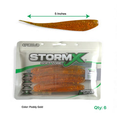 StormX™ Storm Shad 5" Soft Lure WISE ANGLER